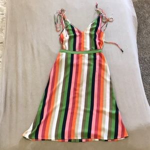 Gianni Bini Candy Stripe Tank and Skirt Set